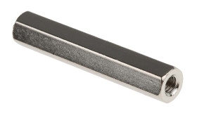 Kołek dystansowy gwint M4 x M4 długość 40mm Mosiądz Żeński/żeński Sześciokątny RS PRO