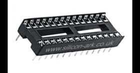 IC Socket 28-pin DIL 0.3&quot; narrow (22-0114) - TruConnect)
