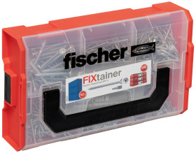 Fischer 562273 FixTainer PowerFast II TX VG Asortyment wkrętów z łbem płaskim stal cynkowany galwanicznie 1 zest.
