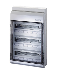 Rozdzielnica elektryczna, l. faz: 1, 3, 54 wloty, 63 A, zamek: Tak