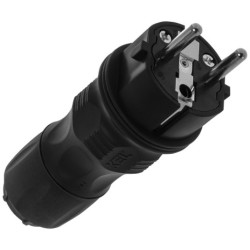 Wtyczka IP54 KEL WT-54 czarna EXTREM W-97446