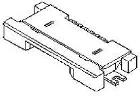 Molex Złącze FFC, FPC Ilość pinów 4 Wymiary siatki: 0.5 mm 545480471 1 szt. taśma na dużej rolce