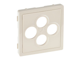 VALENA LIFE Plakietka gniazda TV-R-SAT-SAT kremowa 754811 LEGRAND