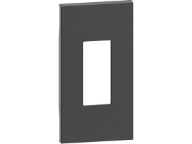 LIVING NOW Plakietka RJ11/45 - 2 moduły - czarna KG07M2 LEGRAND