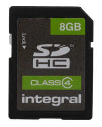 Karta SD SDHC, 8 GB HC, Integral Memory 0 → +60°C