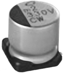 Kondensator 470μF 6.3V dc SMD Nichicon 8 (Dia.) x 10mm