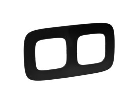 VALENA ALLURE Ramka 2 podwójna czarny mat 754402 LEGRAND