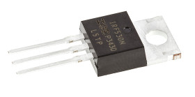 MOSFET Typ N-kanałowy 17 A TO-220 100 V Rozszerzenie 3-pinowy Otwór przelotowy 70 W Infineon 90 mΩ IRF530NPBF