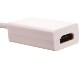 Adapter mini DisplayPort 1.1 - HDMI 0,1m biały 51729