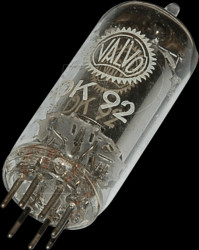 DK92 Electron tube, heptode, miniature, 7-pin