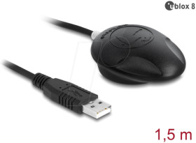 62781 USB GNSS receiver, NL-802U EVA-M8Q, u-blox 8, 1.5 m