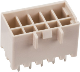 Wtyk PCB 10-pinowe raster: 3.3mm 2-rzędowe Hirose Przewlekany 5.0A 500.0 V.