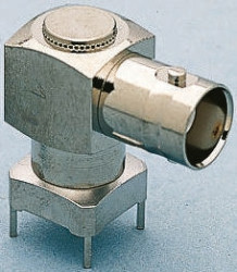 Złącze koncentryczne Montaż na płytce drukowanej Żeński 75Ω typ złącza Złącze BNC 0 to 4GHz Przepust