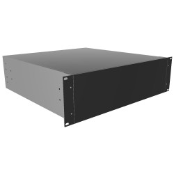 Hammond RM3U1918SBK Rack Mounted Enclosure 457x422x133mm Aluminium Black