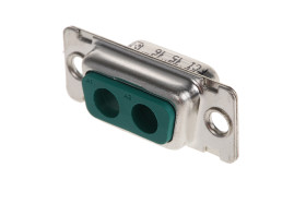 Złącze D-Sub 2 (zasilające)-pinowe Montaż na kablu