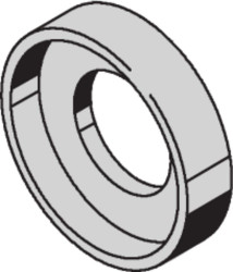 Zestaw podkładek 100 piece Podkładka z tworzywa sztucznego Plastik nVent SCHROFF