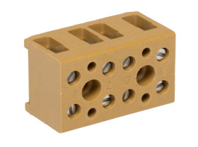 Listwa zaciskowa 4-żyłowe Weidmuller rozmiar żyły 22 → 12 AWG KrG Śruba