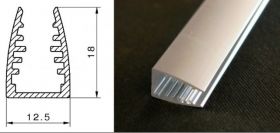 PROFIL LED MIKRO 1M ANOD.