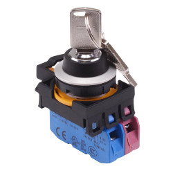 CW4K-3AE11N4 3 Position Metallic Maintained Key Switch 1NO-1NC IP65 IDEC