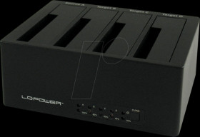 LC-DOCK-U3-4B Docking station 4x 2.5"/3.5" SATA, USB 3.0, eSATA