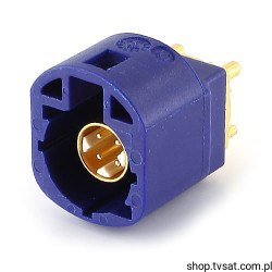 D4S10A-400L5-C STRAIGHT PLUG PCB W. HOUSING BLUE THT ROSENBERGE