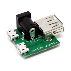 Micro-USB Data/Power Splitter