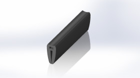 Ochraniacz krawędzi szerokość: 6.8mm Zabezpieczenie krawędzi dł: 20m EPDM