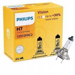 H7 12V 55W + 30% Philips 12972 PRC2 ECE R37