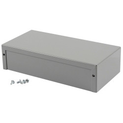 Hammond 1411SS Utility Metal Case 203x102x51mm Aluminium Grey