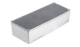 Obudowa Stop aluminium szerokość zew. 35,6mm długość zew. 89,5mm wys. zew. 30,1mm RS PRO IP65 Srebrny