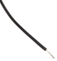 Przewód montażowy 0,13mm² Czarny RS PRO PVC 26 AWG 300 V dł. 100m 7/0,16 mm +105°C UL 1569, UL 1581, UL 758