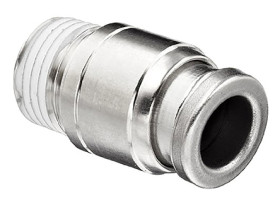 Złączka pneumatyczna NPT 1/8 męskie Wciskane 1/4 cala SMC Adapter gwintowany prosty NPT 1/8 męskie