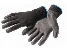 Rękawice ochronne poliuretanowe czarne 10" HT5K223-10 HOEGERT