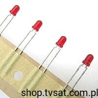 LS3360K LED 3mm Red RADIAL SIEMENS