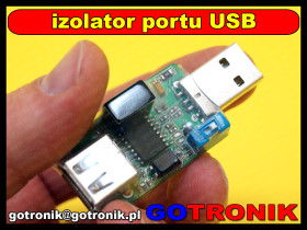 Izolator portu USB 2.0 na ADUM3160