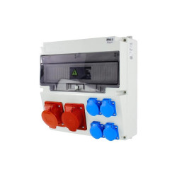 Rozdzielnica siłowa n/t 2x32A/5P + 4x230V IP44 NBOX-17M.3 3687569 Next