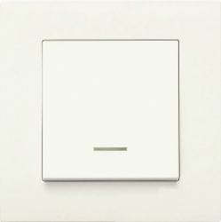 Przycisk podświetlany, kolor biały, KARRE