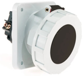 Gniazdo tablicowe skośne 63A 4p 500V 7h IP67 12571