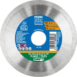 PFERD 68000012 PSF Diamond Cutting Disc 125mm dia 22.23mm bore 1pc