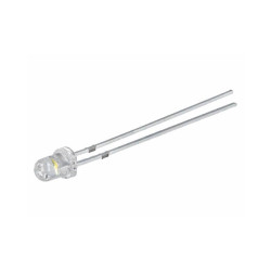 Dioda LED 3mm BIAŁA ciepła 10000-12000mcd