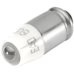 EAO 10-2J12.1069 LED single T1 3/4 MG white diff. 24VAC/DC 7/14mA halfwave rect.