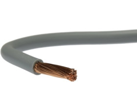 Przewód instalacyjny H07V-K / LgY 1,5 750V szary linka giętka Elektrokabel /100m/