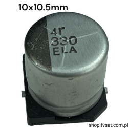 UUX1E331MNL1GS Electrolytic 330uF 25V 10x10mm SMD HICON BULK