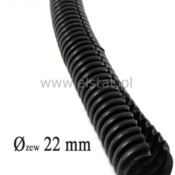 Peszle samochodowe; 22/18, peszel, czarny rozcięty