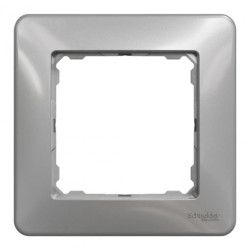 Ramka 1-krotna, srebrne aluminium, Sedna Design SDD313801