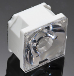 Soczewka LED punktowa 21.6 x 21.6 x 13.9mm, kąt widzenia 7°, do użytku z OSRAM Golden DRAGON Plus Kwadratowy, Ledil,