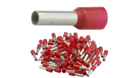 Końcówka Tulejkowa Izolowana Typ Hi / Te Din 10-12 Miedziana Cynowana...