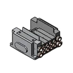 Podstawa rozdzielacza 3-drogowa Szybkozłącza 8 mm SMC