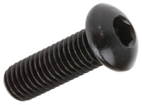 Śruba imbusowa M8 długość 25mm Gniazdo sześciokątne wypukłe Stalowe RS PRO