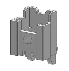 Wtyk PCB 2-pinowe raster: 2mm -rzędowe Molex